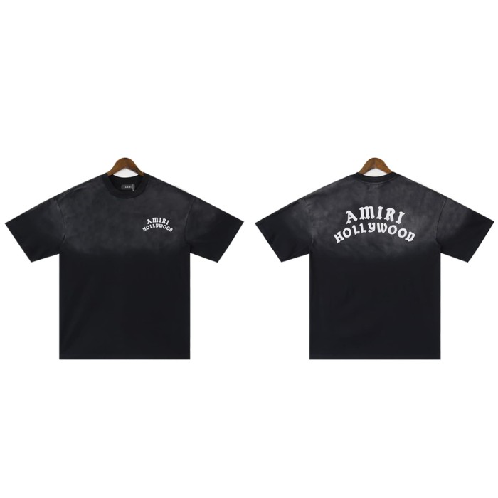 28389227 Hollywood logo Printed Washed Version tee 2 colors