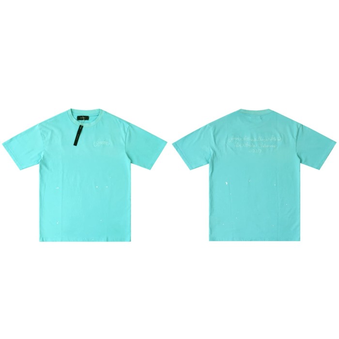 28389229 Simple Logo Printed Washed Version tee 4 colors