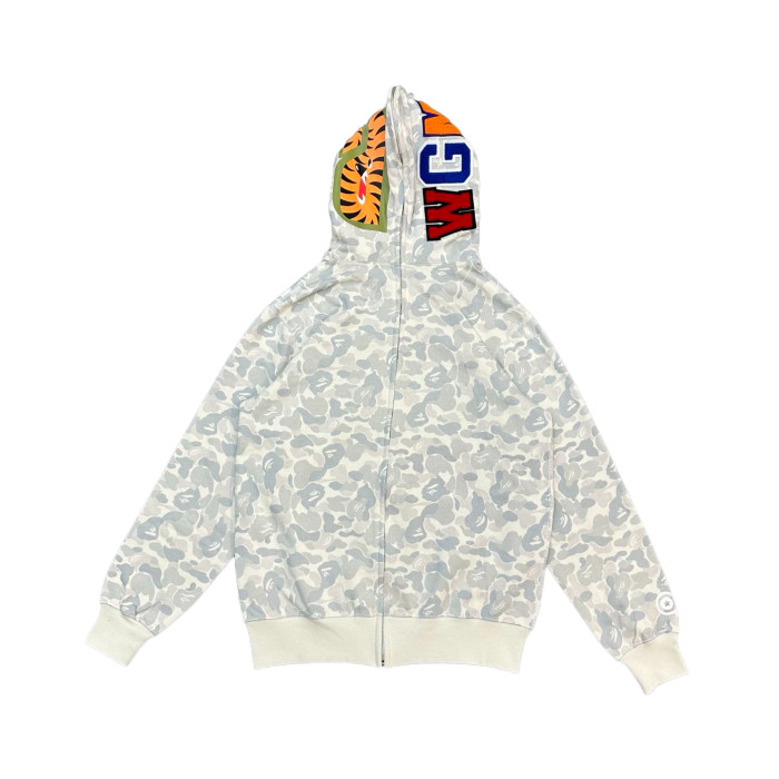 1:1 quality version 28389360 PACK Series Shark Patchwork Zipper Hoodie