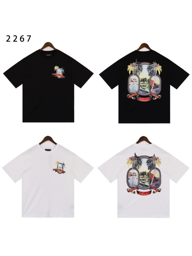 28389226 Mirror scenery Printed tee 2 colors