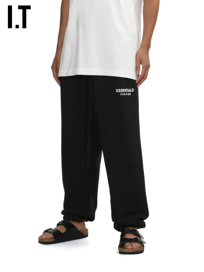 [Big & Tall for weights up to 220 lbs]1:1 quality version 28389990 ALWAYS ON Classic Zipper Style Back Silicone Letter Hoodie & Sweatpants Set 2 colors