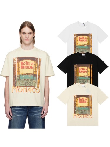 28390003 MONACO printed Tee 3 colors