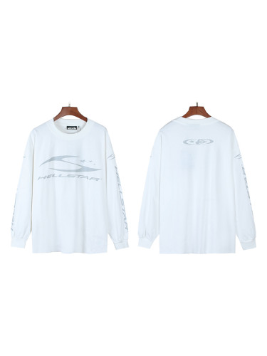 28389985 HS Letter Printed Long Sleeve T-Shirt