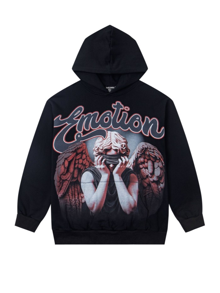 28410647 Blindfolded Angel Printed Hoodie