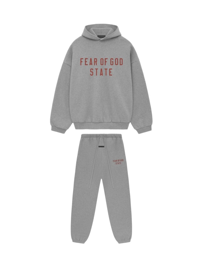 [Big & Tall for weights up to 220 lbs]1:1 quality version 28412778 Back To School Letter Print Fleece Hoodie & Sweatpants Set 5 colors