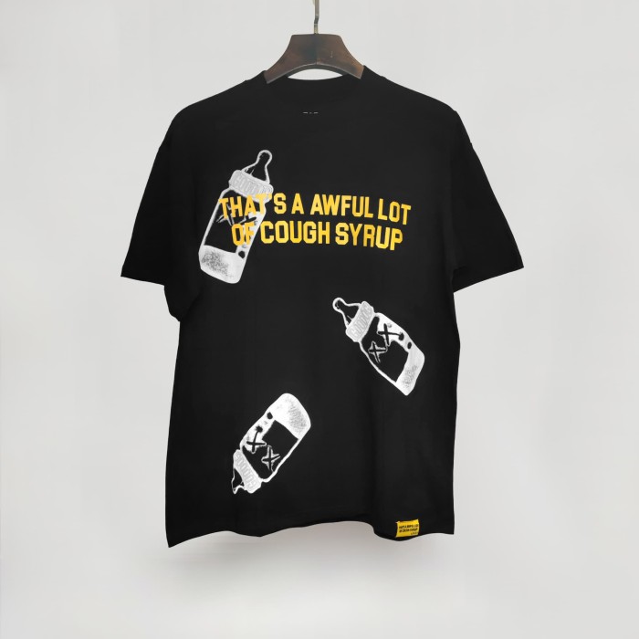 28382589 Black Baby Bottle Print Tee