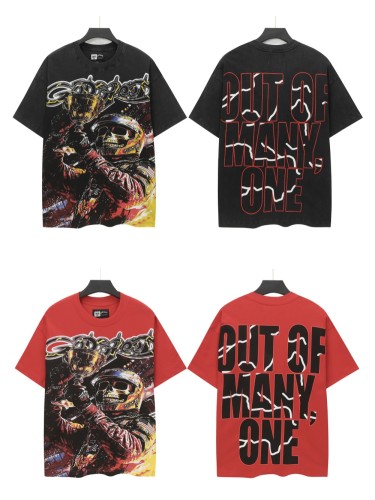 [Buy Two Get One Free]28416774 Racing champion Print Washed Version Tee 2 colors