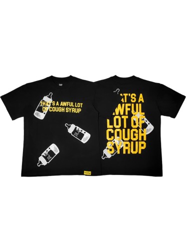 28382589 Black Baby Bottle Print Tee