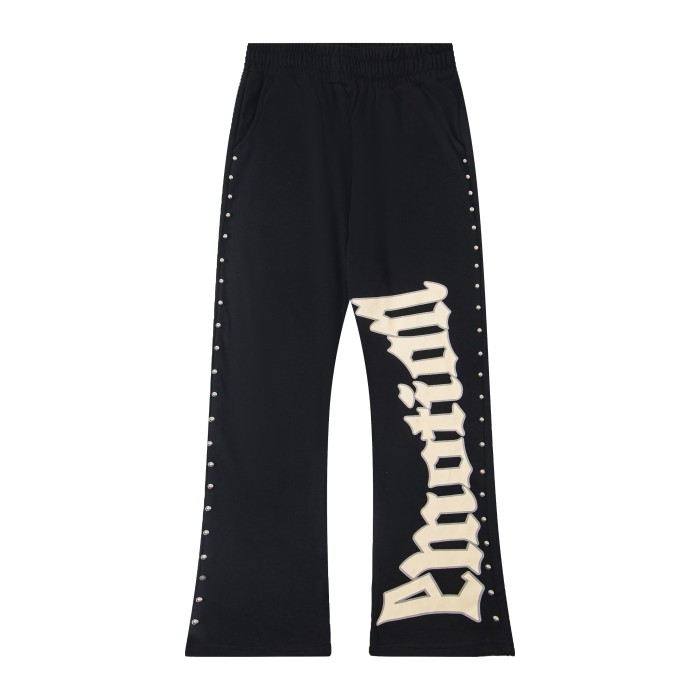 28418890 Logo printed beaded on both sides sweatpants