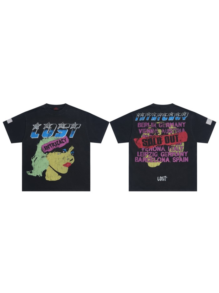 28419166 Intricacy Print Washed Version Tee