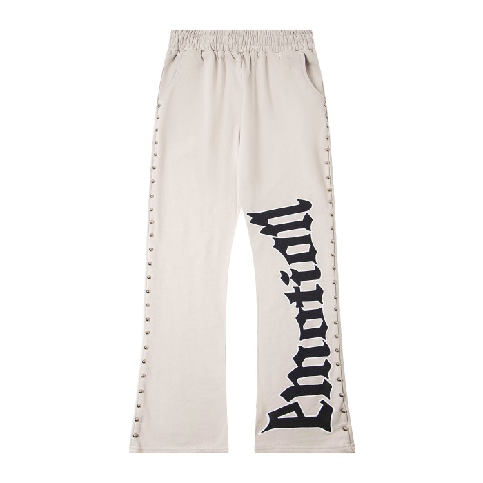 28418890 Logo printed beaded on both sides sweatpants