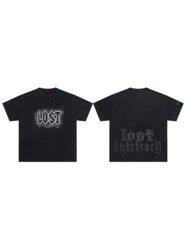 28419164 White diamond logo Print Washed Version Tee