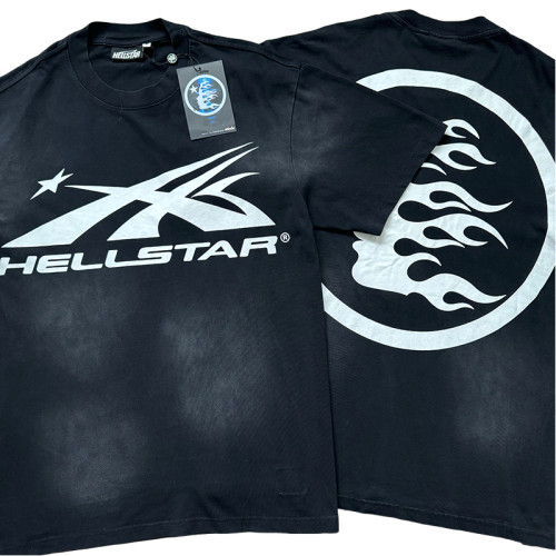 [Buy Two Get One Free]28428847 White logo print washed Version Tee & Shorts Set