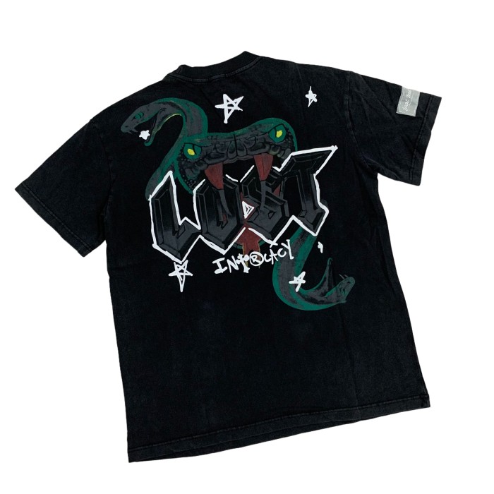 28429740 Medusa printed Washed Version Tee