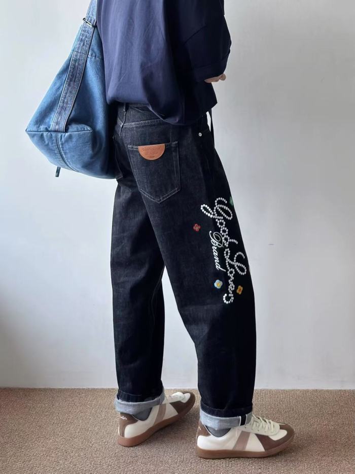 Embroidered Logo Jeans 28431479