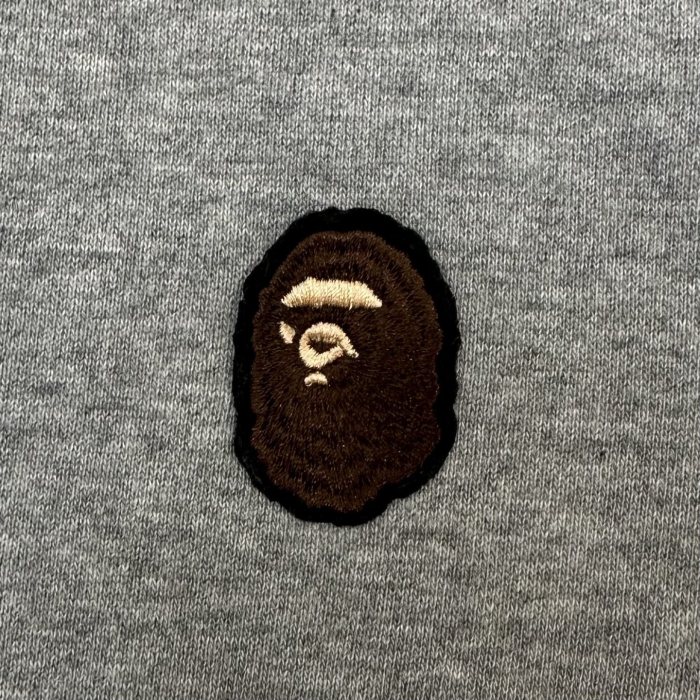1:1 quality version Embroidered Ape Head Badge Zipper Hoodie 2 colors 28431390