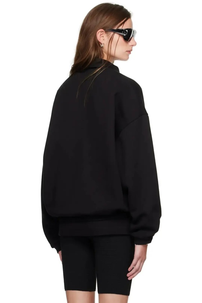 [Big & Tall for weights up to 220 lbs]1:1 quality version BACK TO SCHOOL Fleece Logo printed collar polo hoodie 2 colors  28434022