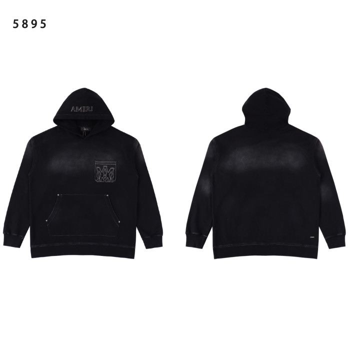 Embroidered Logo Washed Version Hoodie 28434055
