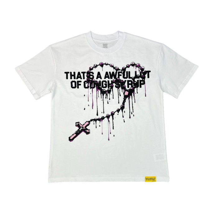 28351378 beaded cross Print Tee
