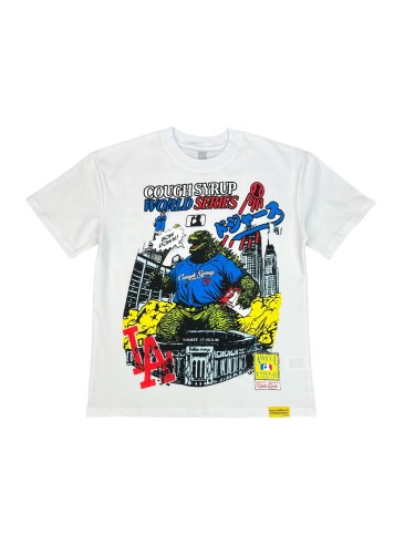[50% Off]Cough Syrup Godzilla Print Tee 28302962