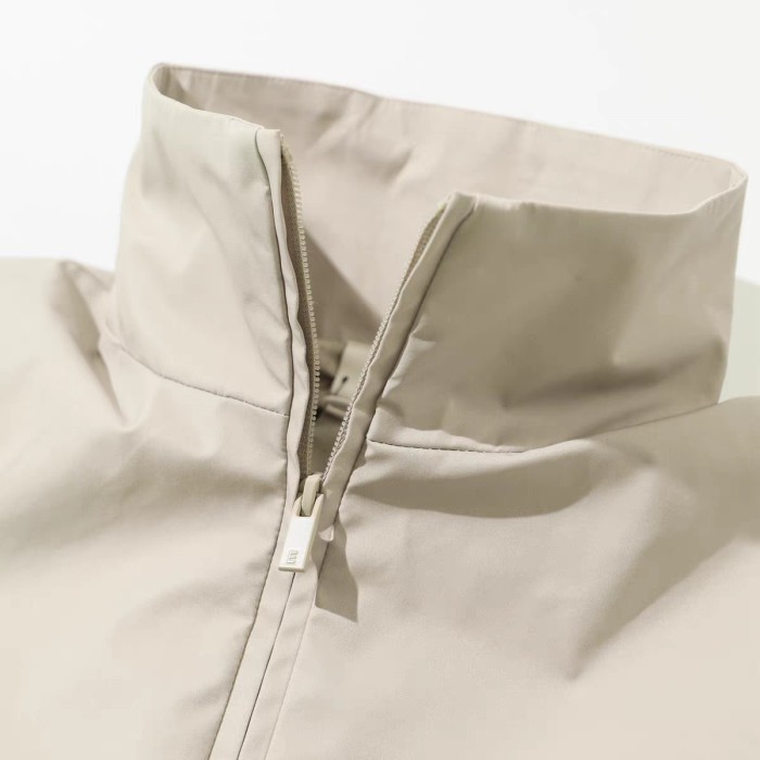 [Big & Tall for weights up to 220 lbs]1:1 quality version half-zipper stand-up collar jacket 2 colors  28451960