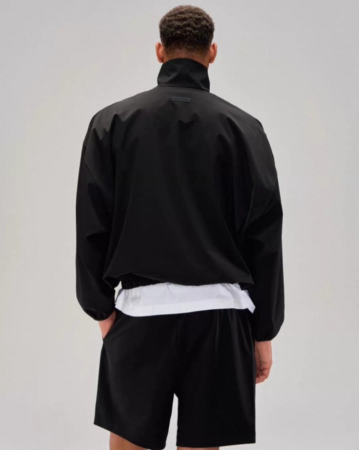 [Big & Tall for weights up to 220 lbs]1:1 quality version half-zipper stand-up collar jacket 2 colors  28451960