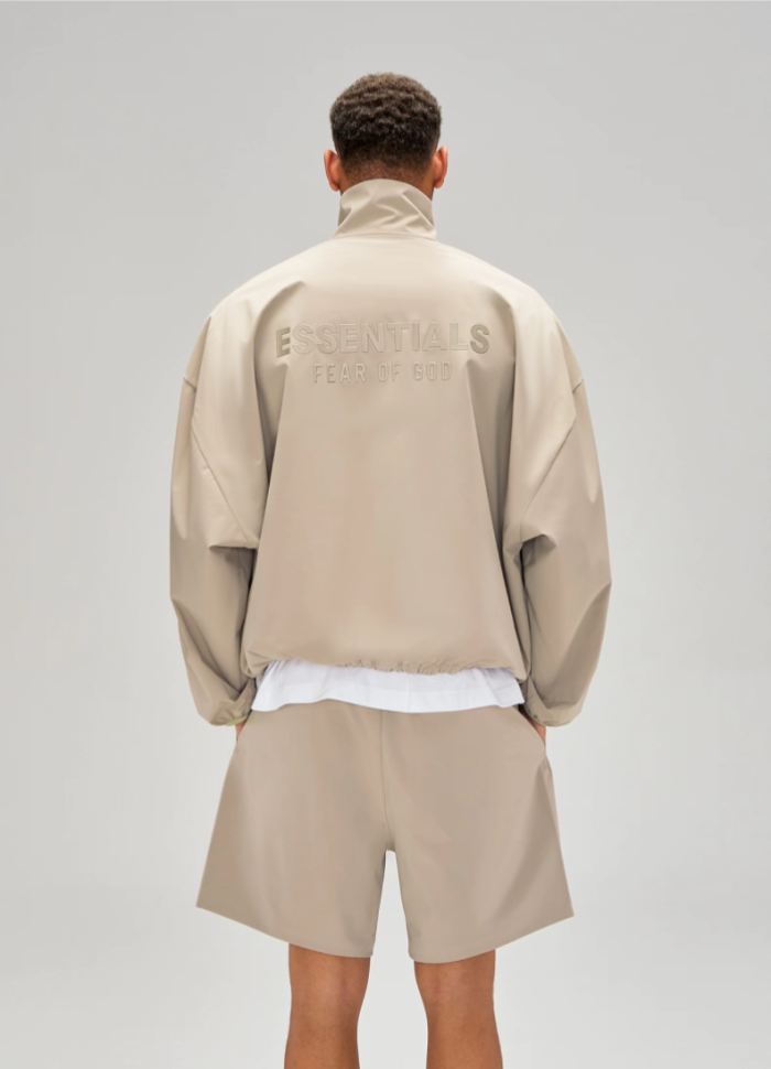 [Big & Tall for weights up to 220 lbs]1:1 quality version half-zipper stand-up collar jacket 2 colors  28451960