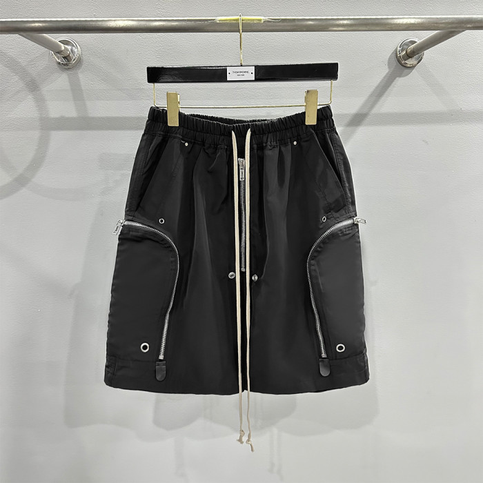 1:1 quality version Dark style multi-zipper cargo shorts 2 colors 28452644