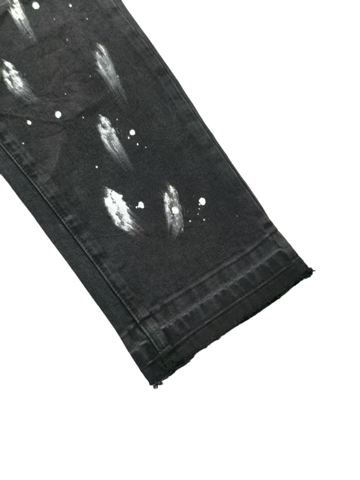   1:1 quality version 28113847 Splash Ink Print Jeans