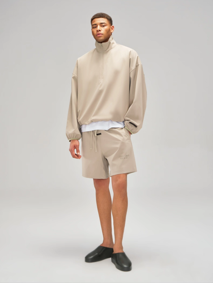 [Big & Tall for weights up to 220 lbs]1:1 quality version half-zipper stand-up collar jacket 2 colors  28451960