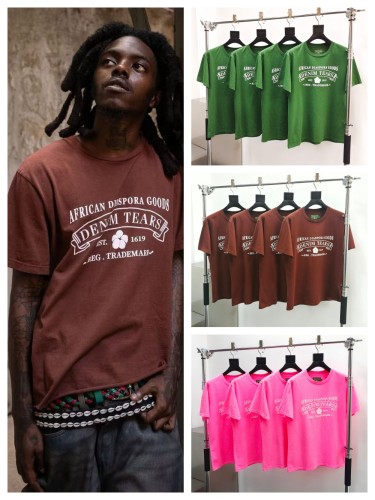 1:1 quality version 28348530 White Printed Tee 5 colors