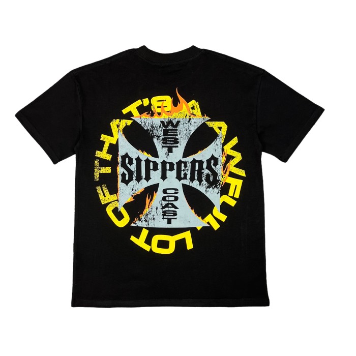 Retro cross print Tee 4 colors 28455228