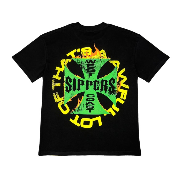 Retro cross print Tee 4 colors 28455228