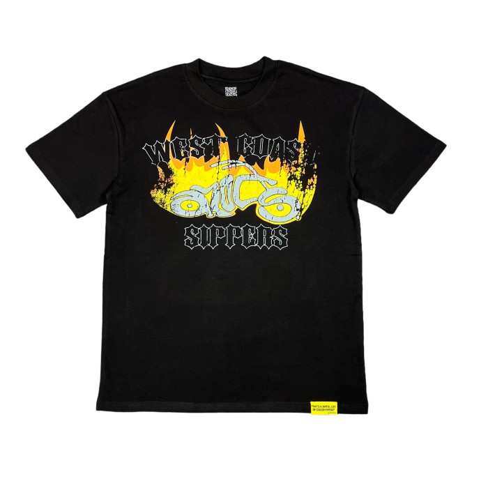 Retro cross print Tee 4 colors 28455228