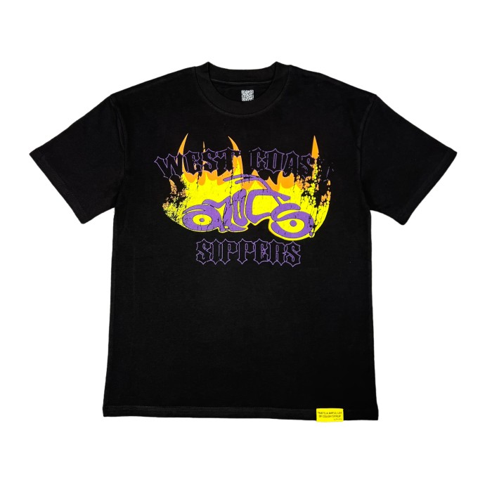 Retro cross print Tee 4 colors 28455228