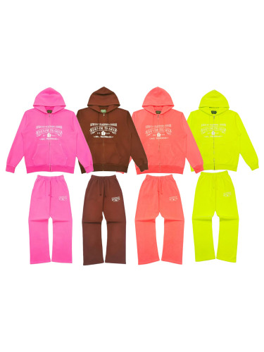 1:1 quality version ADG printed zipper Hoodie & Pants Set 4 colors 28451957