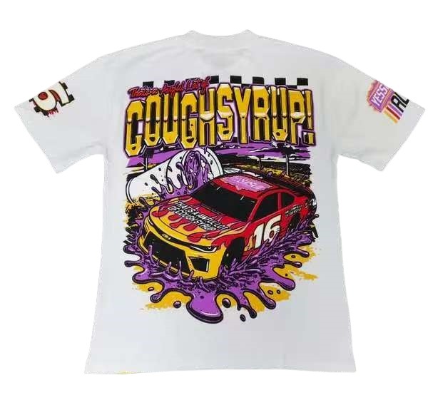 28302981 Racing Spray Paint Portrait Print Tee 2 colors