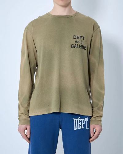 [Big & Tall for weights up to 260 lbs]1:1 quality version 28357776 Black lettering water ripple print Long Sleeve T-Shirt 2 colors