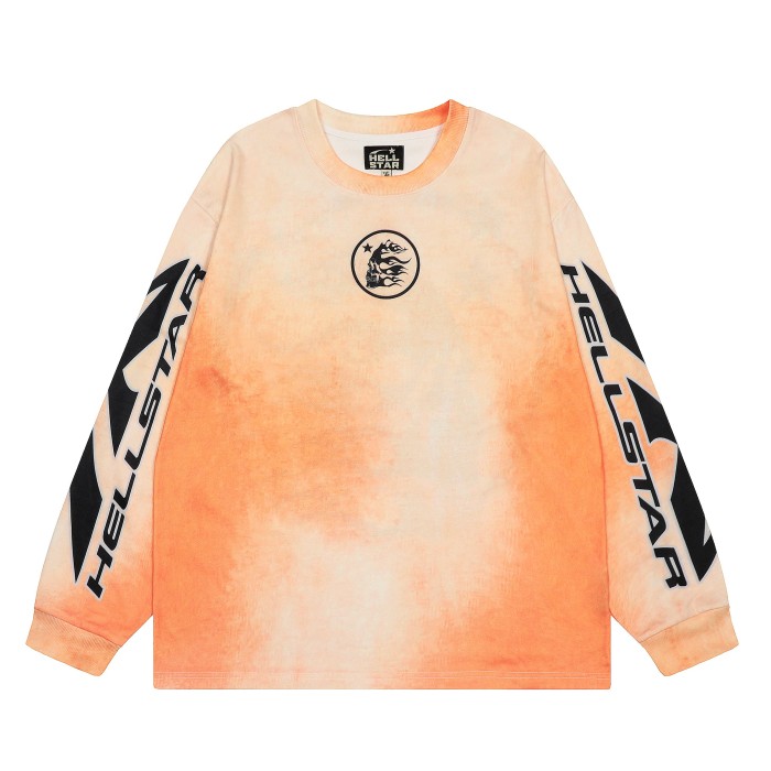 Classic logo Print Washed Version Long-Sleeve T-Shirt 28471087