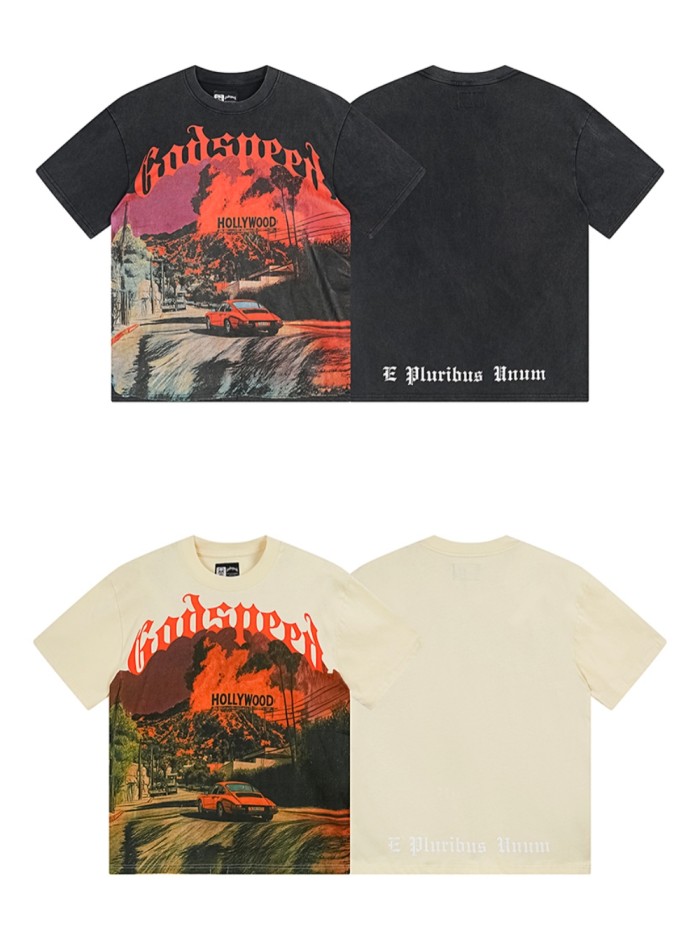 Street View printed Washed Version Tee 2 colors 28470951