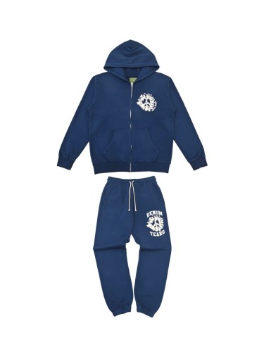 1:1 quality version White Kapok Printed Zipper Hoodie & Pants Set 28472378