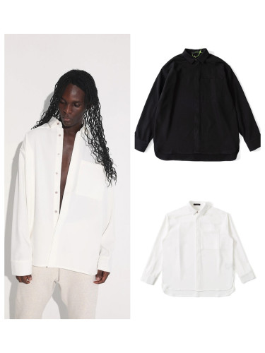 Solid-color Silhouette Shirt 2 colors 28472364