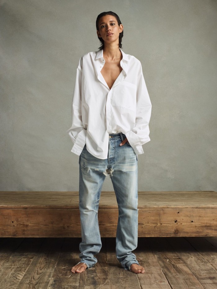 Solid-color Silhouette Shirt 2 colors 28472364