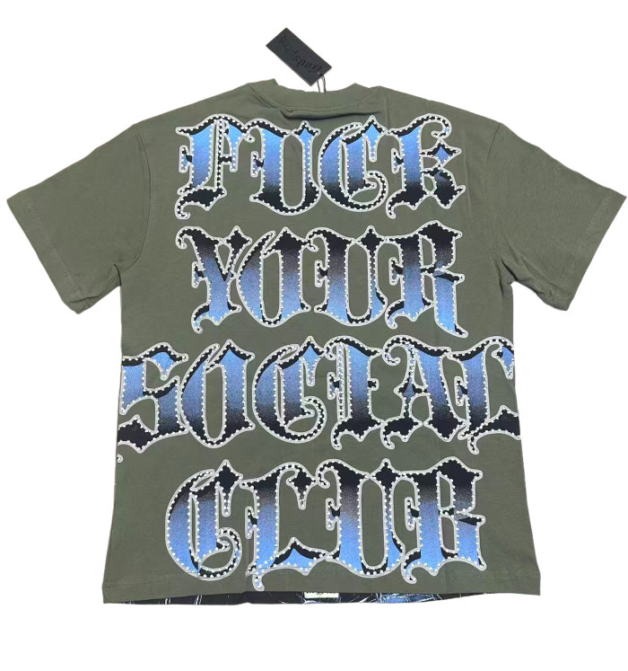 [Buy Two Get One Free]Bully Dog print Washed Version Tee 2 colors 28474641