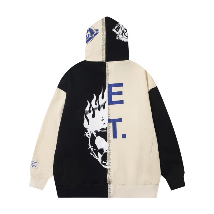 Asymmetric Patchwork Hoodie 3 colors 28475718
