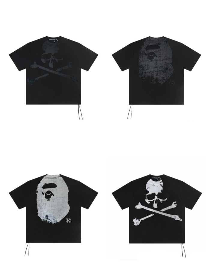 1:1 quality version Skull woven strap Print Tee 2 colors 28480638