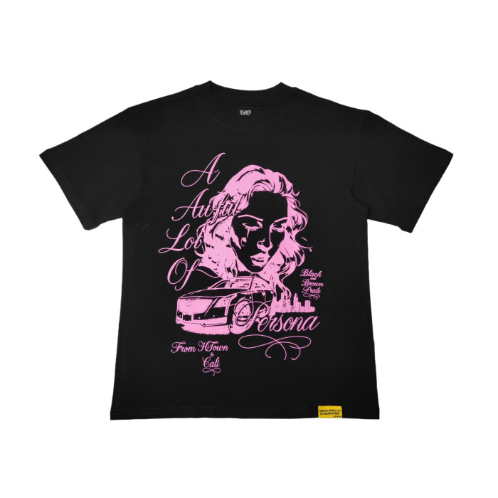 Car Girl Contrast Print Tee 28476788