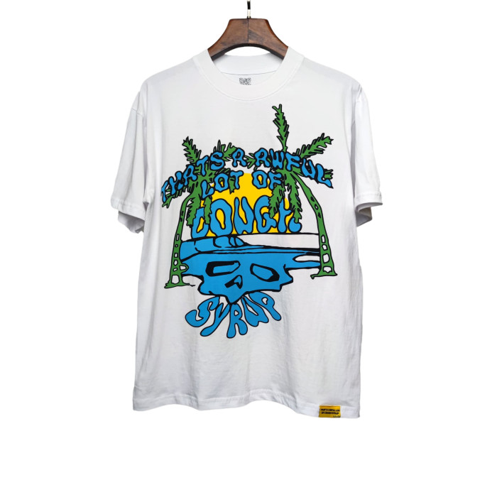 Blue Cartoon Alphabet Print Tee 28476787