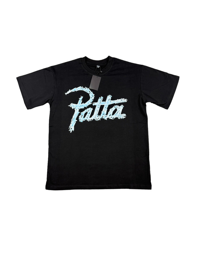 [50% Off]Creative Nail-Style Letter Print Tee 2 colors 28478564