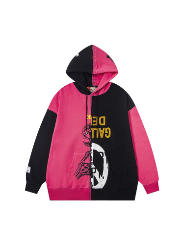 [Buy One Get One Free]Asymmetric Patchwork Hoodie 3 colors 28475718